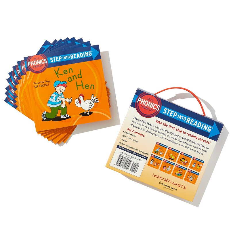 Aperçu du contenu_Step into Reading Set 2 Phonics First Steps Box Set