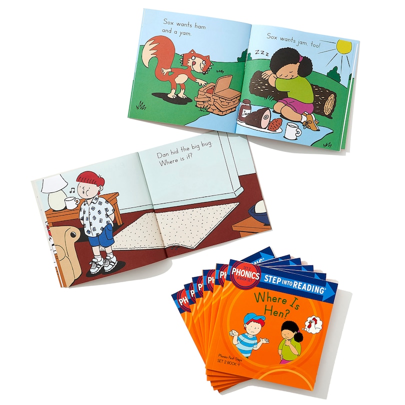 Aperçu du contenu 5_Step into Reading Set 2 Phonics First Steps Box Set
