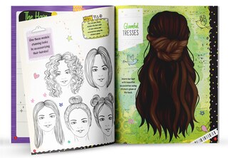 Aper&ccedil;u du contenu 2_Stick and Style - Hair cuts & Do ups (Sticker Activity Book)