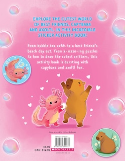 Back cover_Sticker Best Friends: Capybara and Axolotl