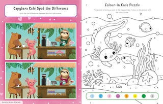 Sample content_Sticker Best Friends: Capybara and Axolotl