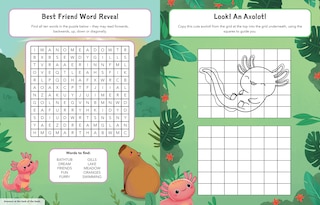 Sample content 2_Sticker Best Friends: Capybara and Axolotl