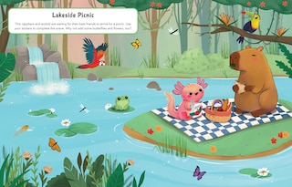 Sample content 3_Sticker Best Friends: Capybara and Axolotl