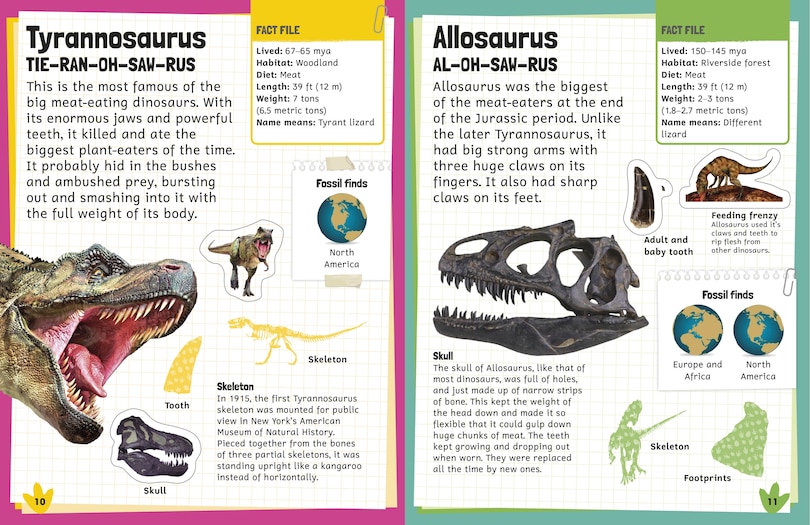 Aper&ccedil;u du contenu 3_Sticker Encyclopedia Dinosaurs