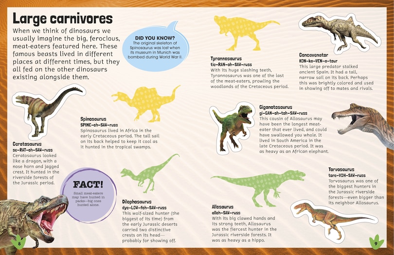 Aper&ccedil;u du contenu 4_Sticker Encyclopedia Dinosaurs
