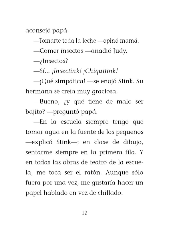 Aperçu du contenu 5_Stink El Increíble Niño Menguante / Stink The Incredible Shrinking Kid