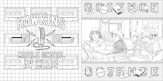 Aperçu du contenu 2_Stranger Things: The Complete Coloring Book (Color All Five Seasons!)