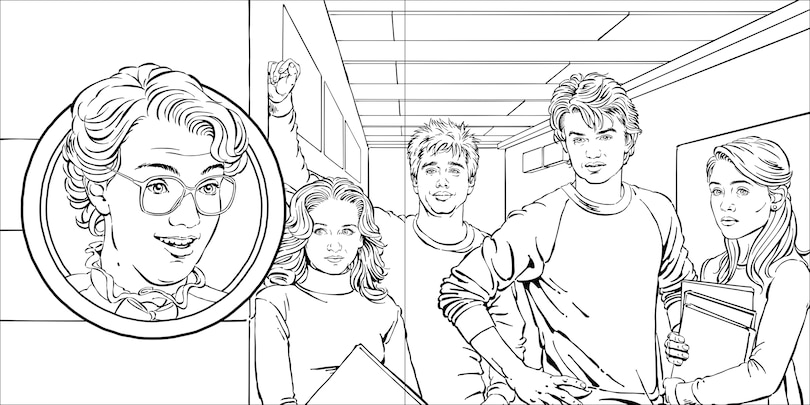 Aperçu du contenu 4_Stranger Things: The Complete Coloring Book (Color All Five Seasons!)