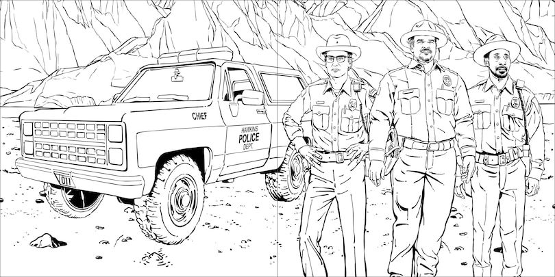 Aperçu du contenu 5_Stranger Things: The Complete Coloring Book (Color All Five Seasons!)