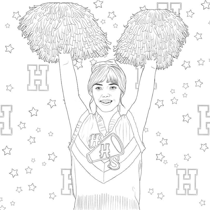 Sample content_Stranger Things: The Official Coloring Book, Season 4