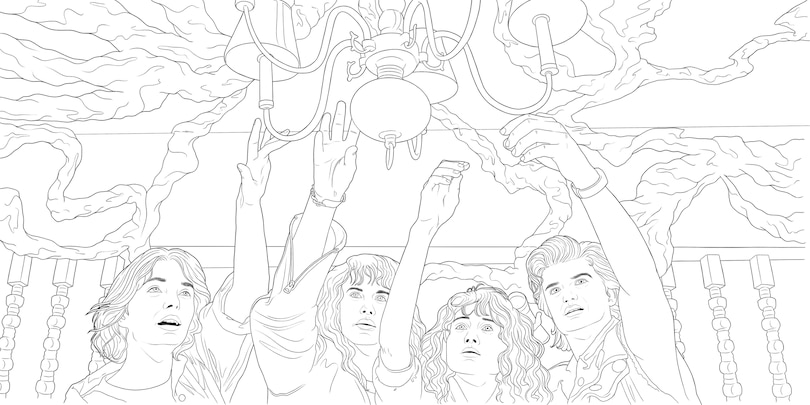 Sample content 4_Stranger Things: The Official Coloring Book, Season 4