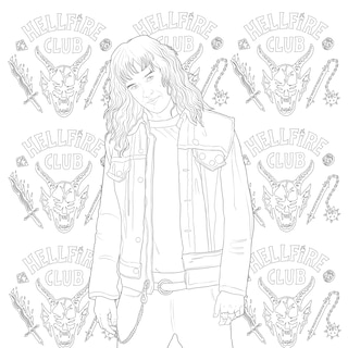 Sample content_Stranger Things: The Official Coloring Book