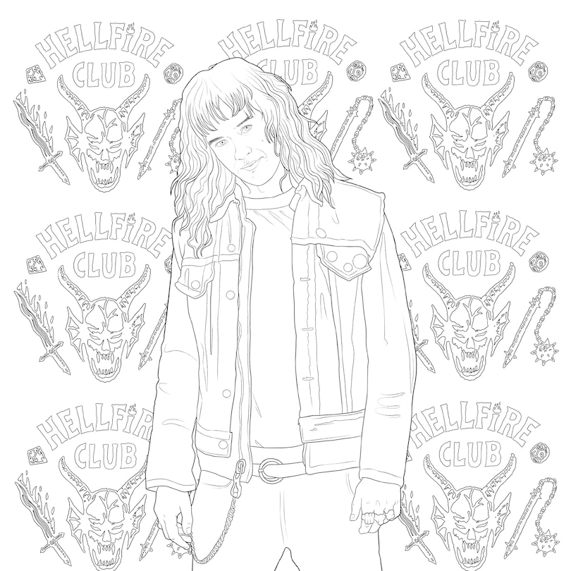 Sample content_Stranger Things: The Official Coloring Book
