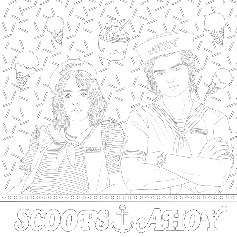 Sample content 4_Stranger Things: The Official Coloring Book