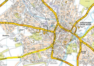 Aper&ccedil;u du contenu 3_Stratford-Upon-Avon A-Z Pocket Street Map