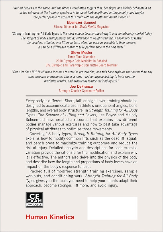 Couverture arri&egrave;re_Strength Training for All Body Types