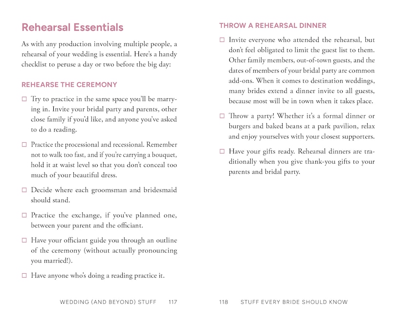 Aperçu du contenu_Stuff Every Bride Should Know