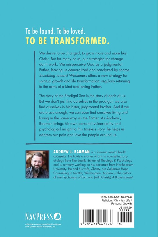 Back cover_Stumbling Toward Wholeness