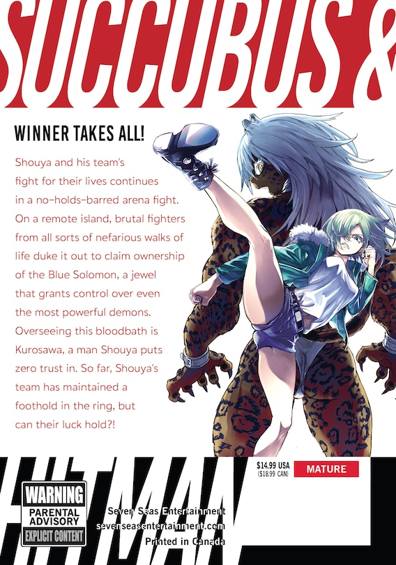 Couverture arri&egrave;re_Succubus and Hitman Vol. 10