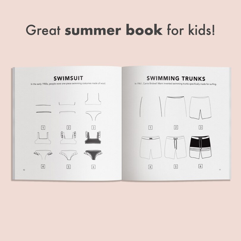 Sample content 3_Summer Things: How to Draw Books for Kids Featuring Beach Fun, Summer Camp, Picnics, and More