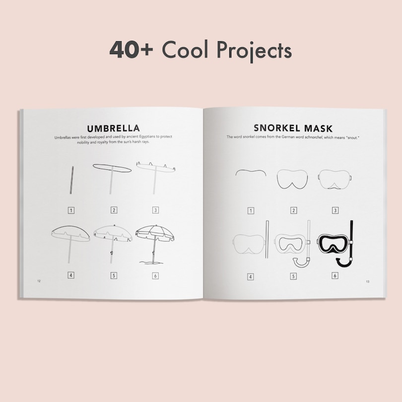 Sample content 4_Summer Things: How to Draw Books for Kids Featuring Beach Fun, Summer Camp, Picnics, and More