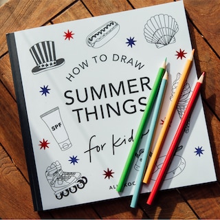 Sample content 5_Summer Things: How to Draw Books for Kids Featuring Beach Fun, Summer Camp, Picnics, and More