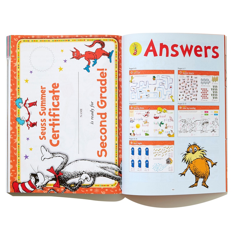 Sample content 2_Summer with Seuss Workbook: Grades 1-2