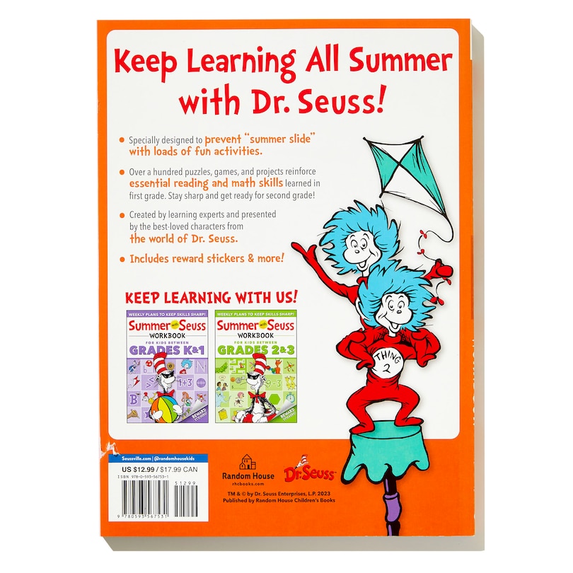 Sample content 3_Summer with Seuss Workbook: Grades 1-2