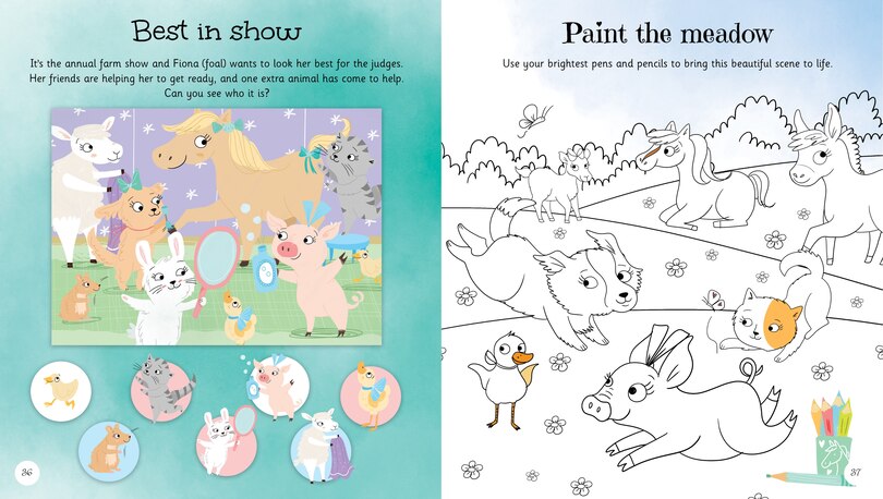 Aper&ccedil;u du contenu 2_Super-cute Baby Animals Activity Book