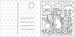 Sample content 2_Super Cuties: A Cozy Coloring Book about Love