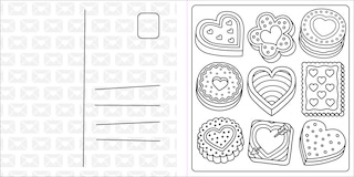 Sample content 3_Super Cuties: A Cozy Coloring Book about Love