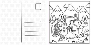 Sample content_Super Cuties A Cozy Fall Coloring Book