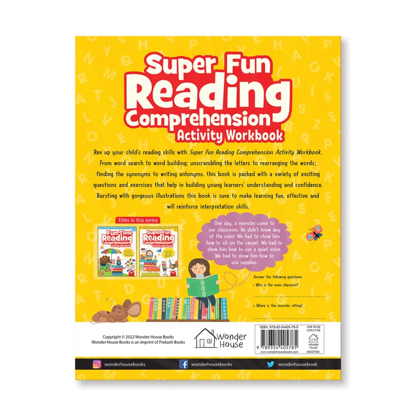 Aper&ccedil;u du contenu 5_Super Fun Reading Comprehension - Activity Workbook For Children - Level 2