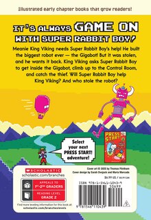 Couverture arrière_Super Rabbit Boy vs. the Gigabot!: A Branches Book (Press Start! #16)