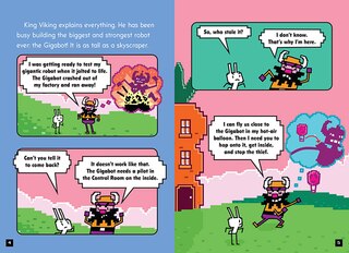 Aperçu du contenu 2_Super Rabbit Boy vs. the Gigabot!: A Branches Book (Press Start! #16)