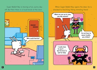 Sample content_Super Rabbit Boy vs. the Gigabot!: A Branches Book (Press Start! #16)