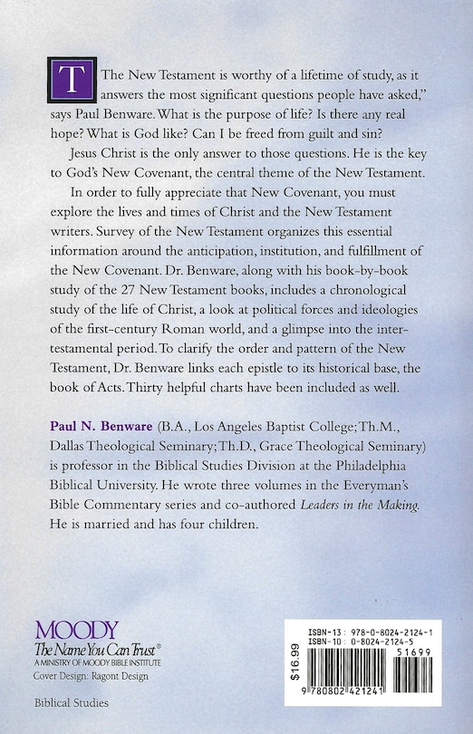 Couverture arrière_Survey of the New Testament- Everyman's Bible Commentary