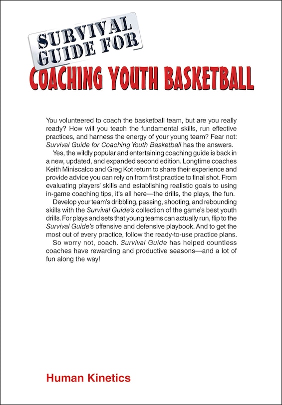 Couverture arrière_Survival Guide For Coaching Youth Basketball