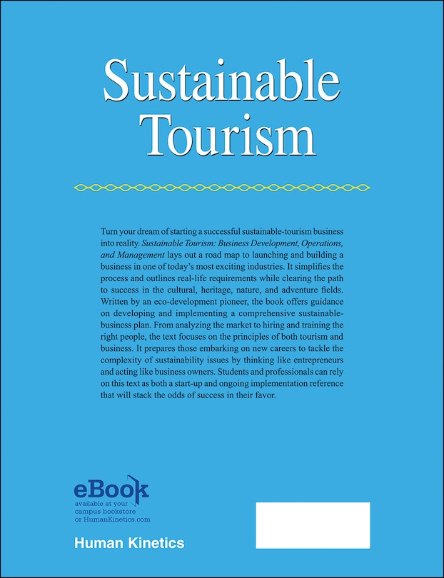 Couverture arri&egrave;re_Sustainable Tourism