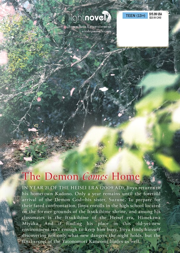 Back cover_Sword of the Demon Hunter: Kijin Gentosho (Light Novel) Vol. 12