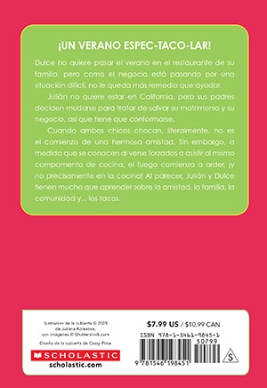 Back cover_Taco Tuesdays: A Wish Novel (Spanish Edition)