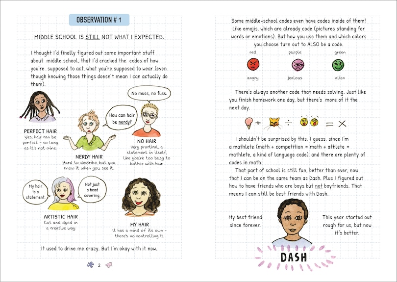 Aper&ccedil;u du contenu_Talia's Codebook for Middle School