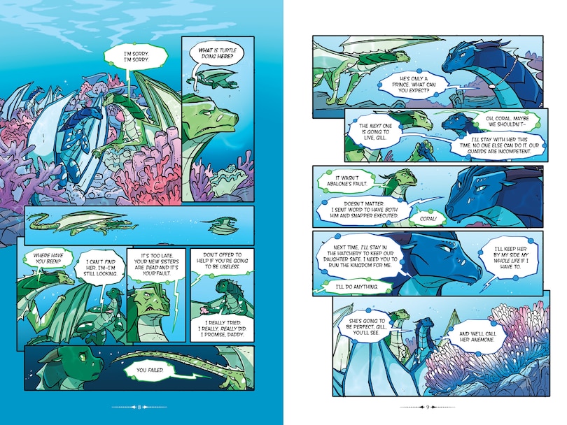 Aperçu du contenu_Talons of Power: A Graphic Novel (Wings of Fire Graphic Novel #9)