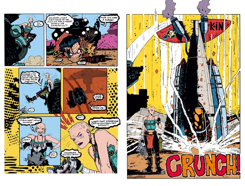 Sample content 2_Tank Girl: Color Classics Book 1 1988-1990