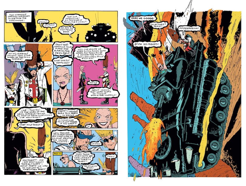 Sample content 3_Tank Girl: Color Classics Book 1 1988-1990