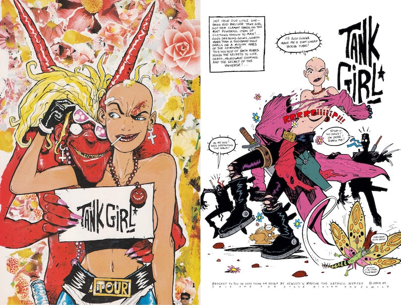 Sample content 4_Tank Girl: Color Classics Book 1 1988-1990