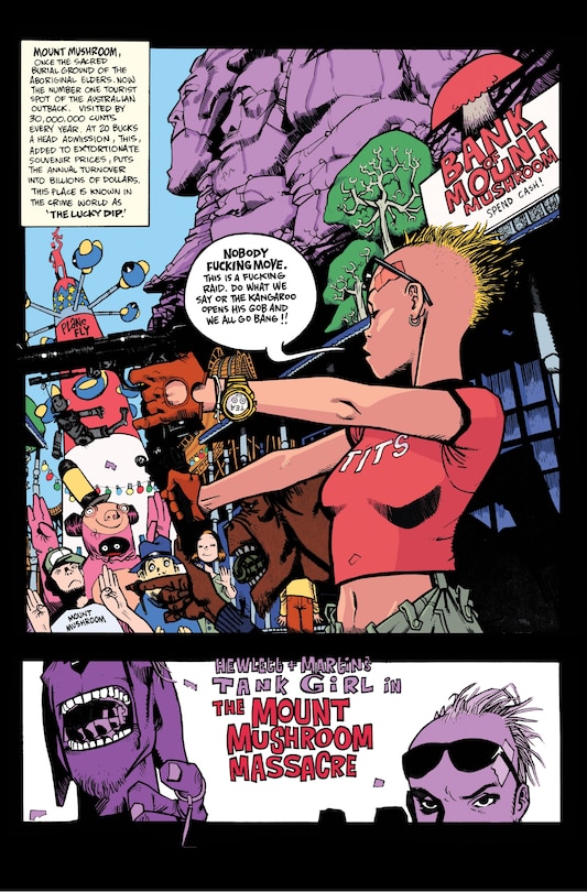 Sample content 2_Tank Girl: Color Classics Trilogy (1988-1995) Slipcase Set (Graphic Novel)