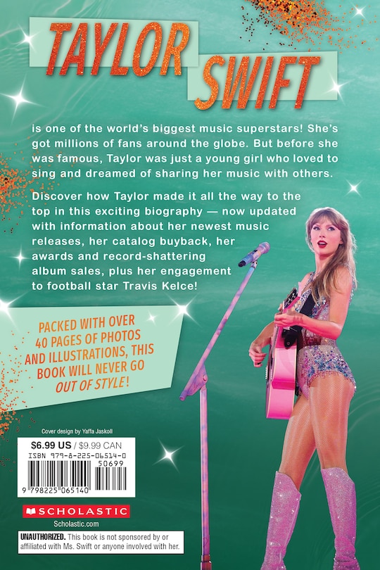 Couverture arri&egrave;re_Taylor Swift: Her Story - Updated Fan Edition (Media tie-in)