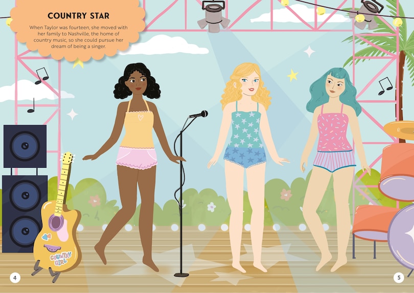 Sample content_Taylor Swift Superstar Dress-Up Sticker Book