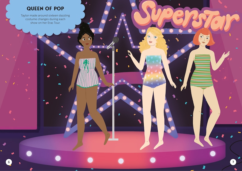 Sample content 2_Taylor Swift Superstar Dress-Up Sticker Book